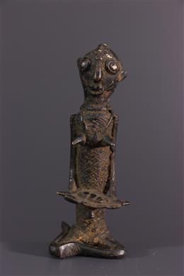 Arte africana - Estatueta de bronze de São Sokoto