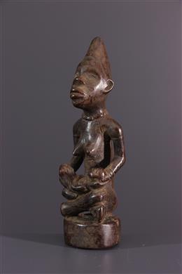 Arte africana - Estatueta de maternidade de Pfemba Yombe