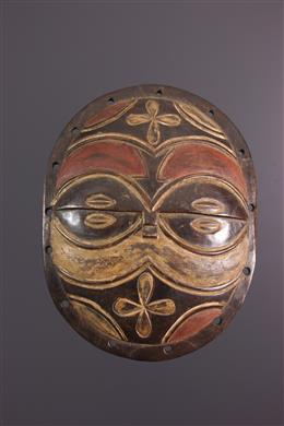 Arte africana - Escudo de máscara Teke Kidumu