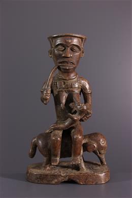 Arte africana - Estatueta da Maternidade Kuba Ngeende