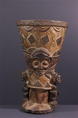 Arte africana - Chokwe, Tschokwe Tambor 