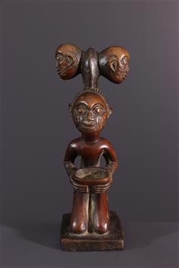 Arte africana - Yoruba Ose Sango estatueta
