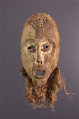 Arte africana - Nyanga /Lega Máscara de iniciação