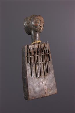 Arte africana - Luba Hemba Sanza Lamellophone 