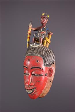 Arte africana - Gouro Gyela lu mascara