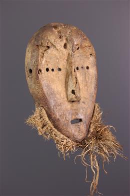 Arte africana - Máscara de iniciação Lega Bwami 