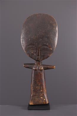 Arte africana - Estatueta da boneca Ashanti Akua ba