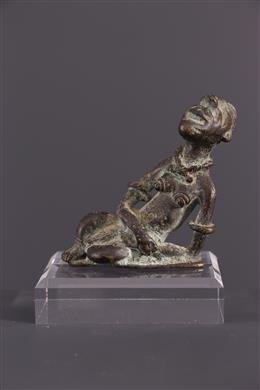 Arte africana - Estátua de bronze Dogon