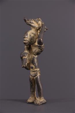 Arte africana - Miniatura de bronze Dogon