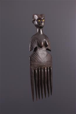 Arte africana - Pente figurativo Kwere Zaramo