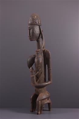 Arte africana - Bambara sentada maternidade da Do