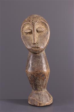 Arte africana - Estatueta do busto Janiforme Lega