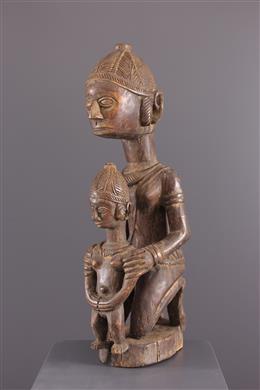 Arte africana - Escultura de maternidade baga
