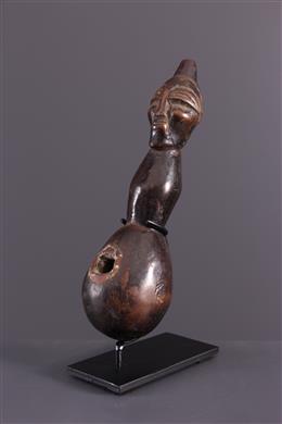 Arte africana - Tubo figurativo Tschokwe 