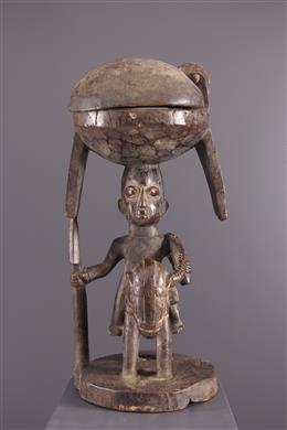 Taça Agere Ifa Yoruba cavaleiro