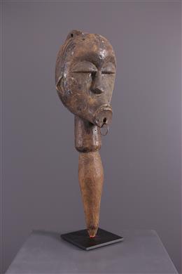 Arte africana - Fang Nlo Byeri cabeça relicario 