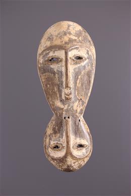 Arte africana - Máscara dupla Lega / Shi