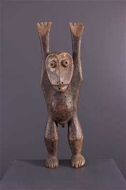 Arte africana - Estatueta de iniciação de Lega Bwami