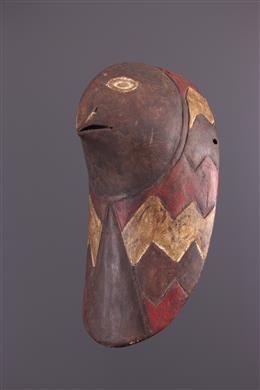 Arte africana - Zoomorphic Luba/Zela máscara de pássaro