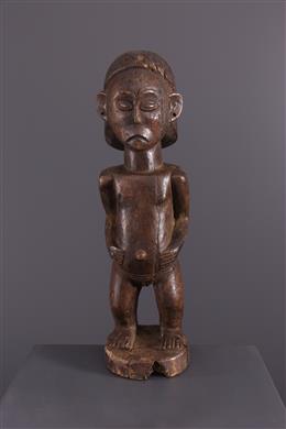 Arte africana - Figura feminina Lwena, Luena / Chokwe