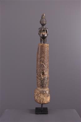 Arte africana - Vara esculpida em Yoruba
