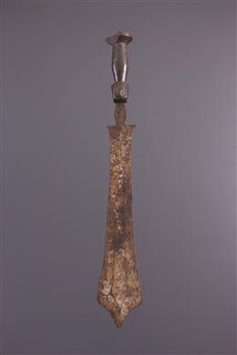Arte africana - Espada de machete Mbuun