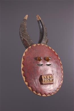 Arte africana - Kplé-kplé Goli Baule mascara