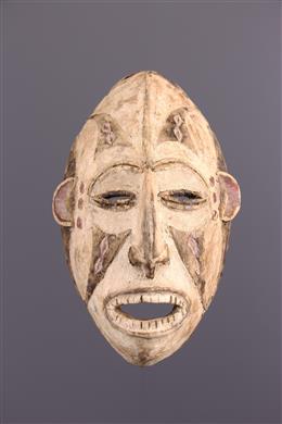 Arte africana - Máscara facial Igbo Agbo-gho mmwo