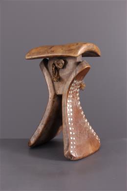 Arte africana - Encosto de cabeça Pokot / Turkana Kenya