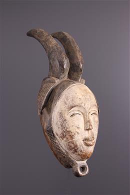 Arte africana - Máscara Lumbu, Lumbo, dança Okuyi