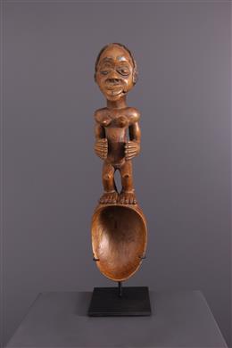 Arte africana - Chokwe Colher