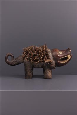 Arte africana - cachorro Kongo