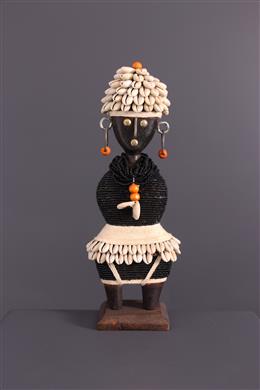 Arte africana - boneca de miçangas