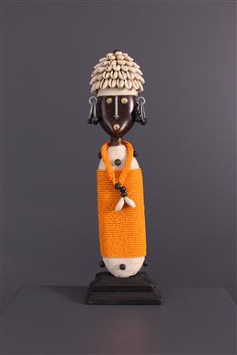 Arte africana - boneca de miçangas