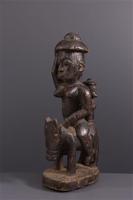 Arte africana - Urhobo Cavaleiro