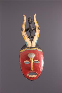 Arte africana - Gouro mascarar