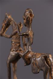 bronze africainDogon Cavaleiro